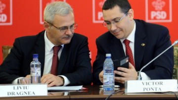 Întâlnire Liviu Dragnea - Victor Ponta la PSD: Ponta se va ocupa de partea de finanţe publice într-un viitor program de guvernare