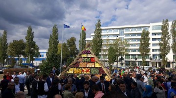 Sărbătoarea Recoltei și Vinului Dobrogean s-a deschis oficial! Constănțenii, așteptați să își facă proviziile pentru iarnă