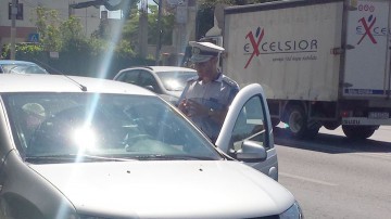 Autoutilitară cu numere false, pe drumurile din Constanţa