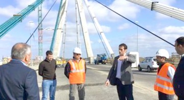 Inspecţie pe Podul Agigea. Concluzia: lucrările, ÎN ÎNTÂRZIERE!