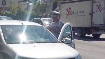 Prins la volan fără permis, pe I.C. Brătianu
