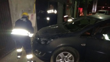 Accident rutier în Medgidia: a fost avariată o conductă de gaze - vezi FOTO