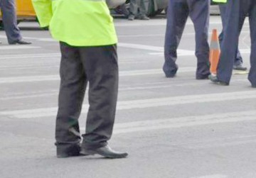 Un pieton a fost accidentat pe trecere