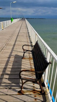 Aşa arată pontonul din Mamaia: a avut bănci!