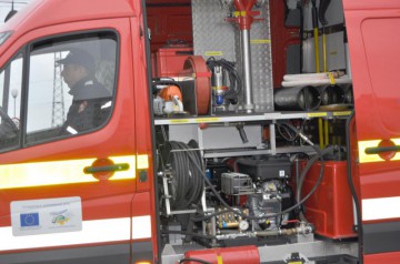 200 de baloţi de paie au luat foc între Eforie şi Techirghiol