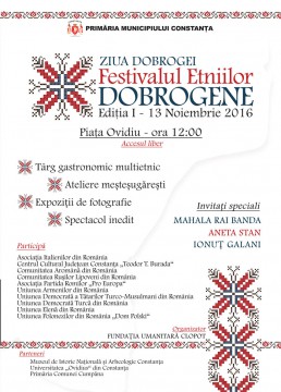 Ziua Dobrogei, celebrată în Piaţa Ovidiu