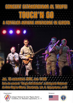 Concert susținut de Forțele Aeriene SUA la Colegiul Național de Arte ”Regina Maria” Constanța