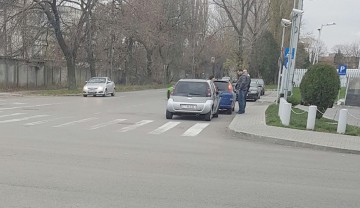 Încă o tamponare în intersecţia de pe Caraiman!