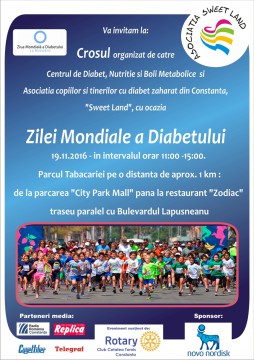Cros dedicat Zilei Mondiale a Diabetului, la Constanţa