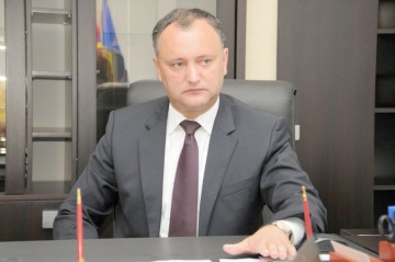 Igor Dodon, preşedintele Moldovei: