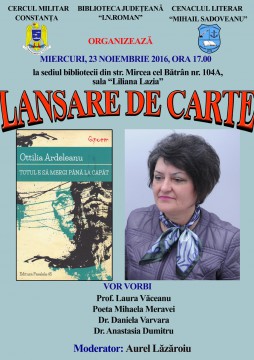Dublă lansare de carte la Biblioteca Judeţeană
