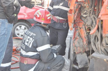 Exerciţiu de simulare de incendiu, la Biserica Sf. Mina