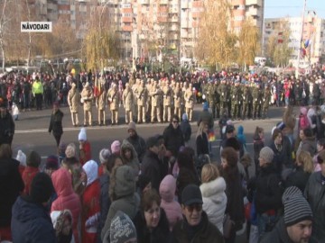 Năvodărenii au petrecut 1 Decembrie în parcul central