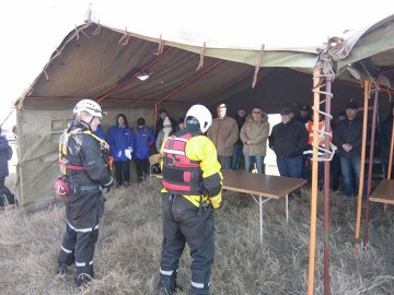 EXERCIŢIU al pompierilor: avion prăbuşit la Mangalia