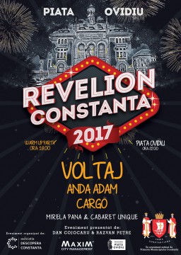 Revelion 2017 la Constanța: 4 tone de artificii, zeci de kilometri de cabluri și 70.000 Wați de muzică în difuzoare