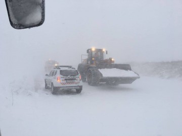 DN 39 Eforie Nord - Eforie Sud, ÎNGHEŢAT!