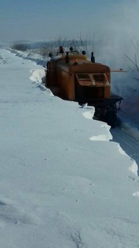 IMAGINI SPECTACULOASE ÎN JUDEȚUL CONSTANȚA: ZĂPADA ATINGE ȘI 2 METRI!