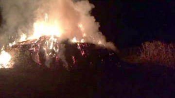 MOARTE GROAZNICĂ LA MURFATLAR: un bărbat a fost găsit carbonizat