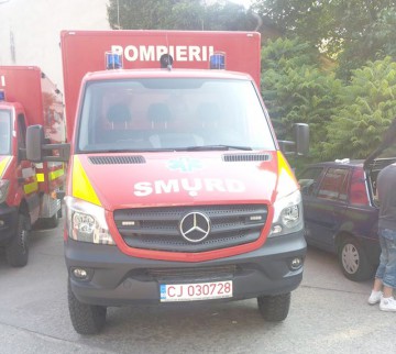 Persoană supraponderală, preluată de ISU în Constanţa