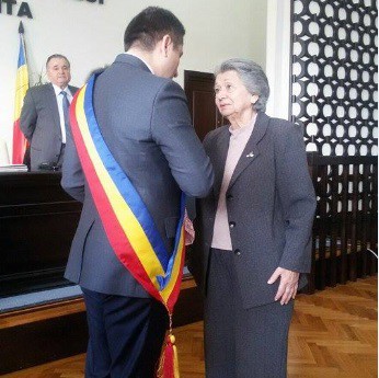 Ileana Ploscaru a primit titlul de cetățean de onoare al orașului Constanța