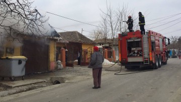 Incendiu la un atelier în Satu Nou, lângă o grădiniță