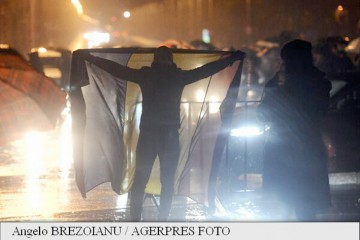 A 20-a zi de proteste în Piaţa Victoriei