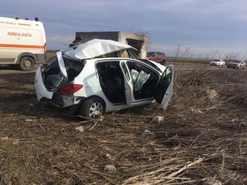 ACCIDENT RUTIER MORTAL pe DN 38: Șoferul autoturismului, cu capul ZDROBIT!
