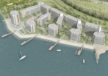 Proiectul imobiliar Oasis a reînviat! Iată cum se modifică ansamblul rezidenţial de pe malul lacului Siutghiol