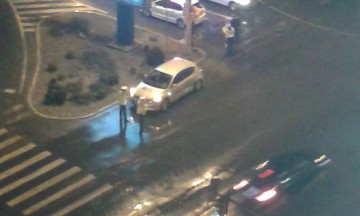 Accident rutier în intersecţia Tomis cu Tulcei! VIDEO