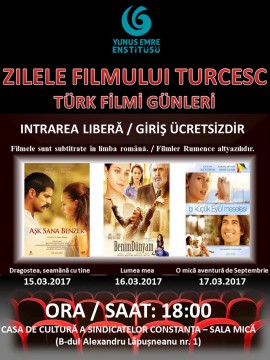Zilele Filmului Turcesc la Constanţa