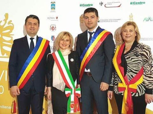Decebal Făgădău și George Scupra, prezenți în orașul Sulmona din Italia