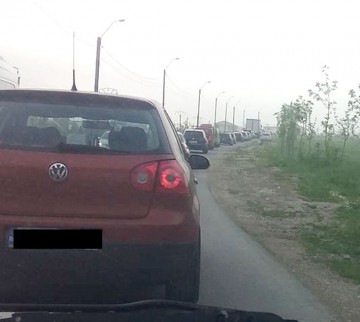 JALE către sudul litoralului după închiderea circulaţiei pe podul de la Agigea!