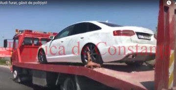 Mașina FURATĂ din zona Dacia, GĂSITĂ în apropiere de Cernavodă! VIDEO