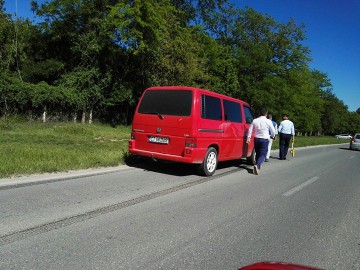 PERICOL la intrare în Medgidia: 