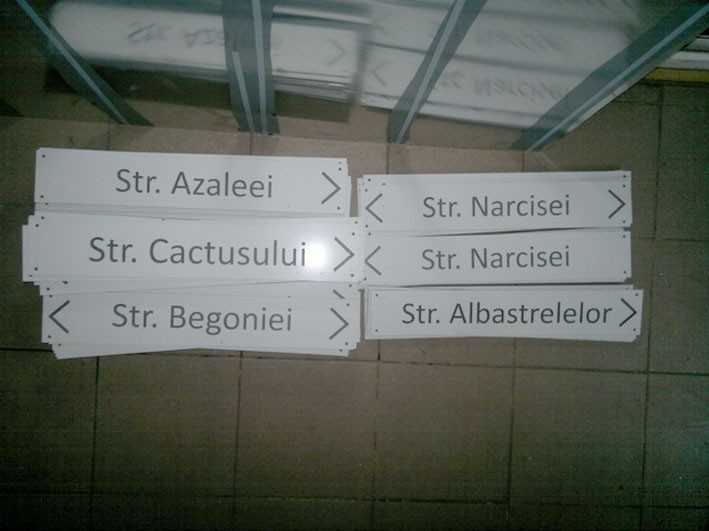 Nu ne mai uităm gură cască! Primăria cumpără indicatoare pentru denumirea străzilor Nu ne mai uităm gură cască! Primăria cumpără indicatoare pentru denumirea străzilor