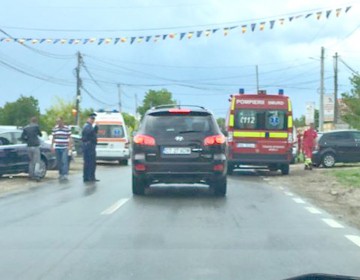 Accident rutier în Cumpăna: doi răniţi