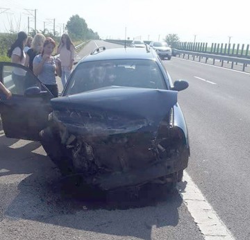 Accident rutier pe A2, pe sensul Bucureşti - Constanţa