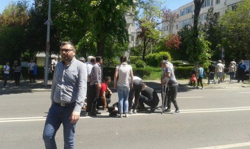 Femeie accidentată pe bulevardul Tomis!