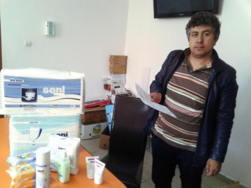 Donaţii pentru oamenii cu dizabilităţi din localitatea 23 August