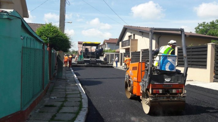 Mai multe străzi din Constanța au fost asfaltate