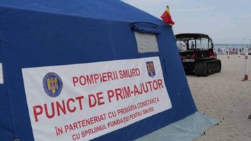 Punctele de prim-ajutor ale pompierilor au devenit operaţionale în staţiunile litoralului românesc