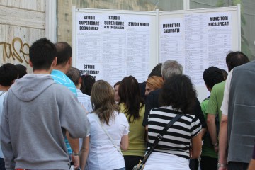 INS: Rata şomajului s-a situat în România la 3,8%, în luna august