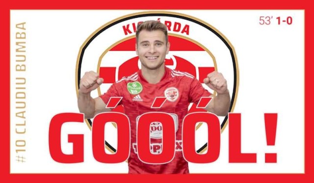 Fotbal: Bumba a adus victoria echipei Kisvarda cu DVSC, în campionatul Ungariei