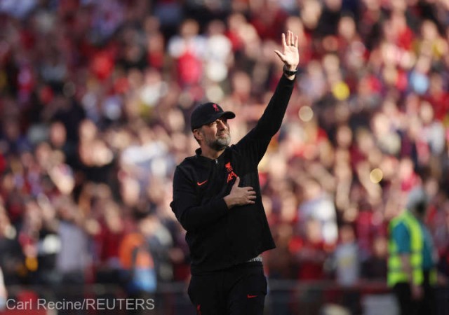Fotbal: Antrenorul Juergen Klopp şi-a prelungit cu doi ani contractul cu Liverpool