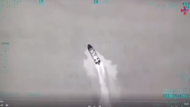 Două nave rusești din Marea Neagră au fost distruse de ucraineni cu drone Bayraktar. Video