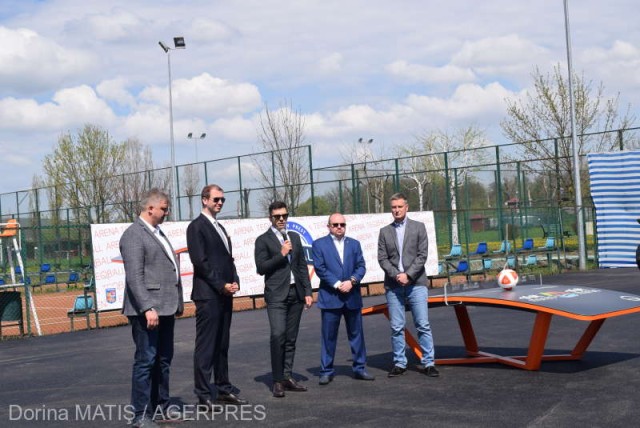 Prima bază sportivă pentru Teqball din România, deschisă la Târgu Mureş