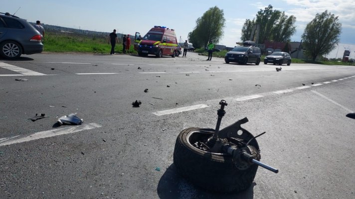 Accident rutier la intersecția localităților Medgidia și Cuza Vodă