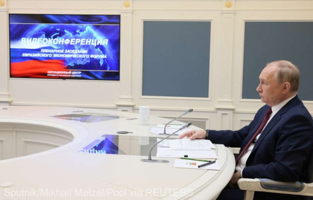 Vladimir Putin doreşte o strategie de dezvoltare a unei 'mari asocieri eurasiatice'