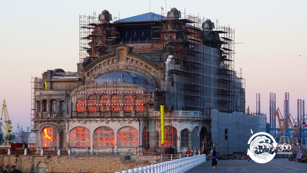 Renovarea cazinoului din Constanța, în linie dreaptă: Va fi gata în 2023