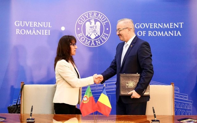 Acordul între România şi Portugalia privind cooperarea în domeniul apărării, semnat